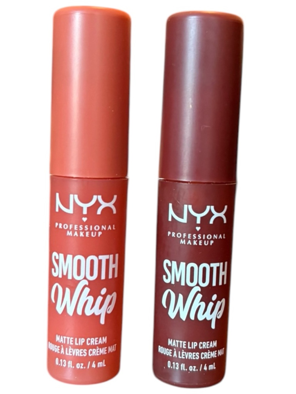Bundle of 2 NYX Smooth Whip Matte Lip Cream
